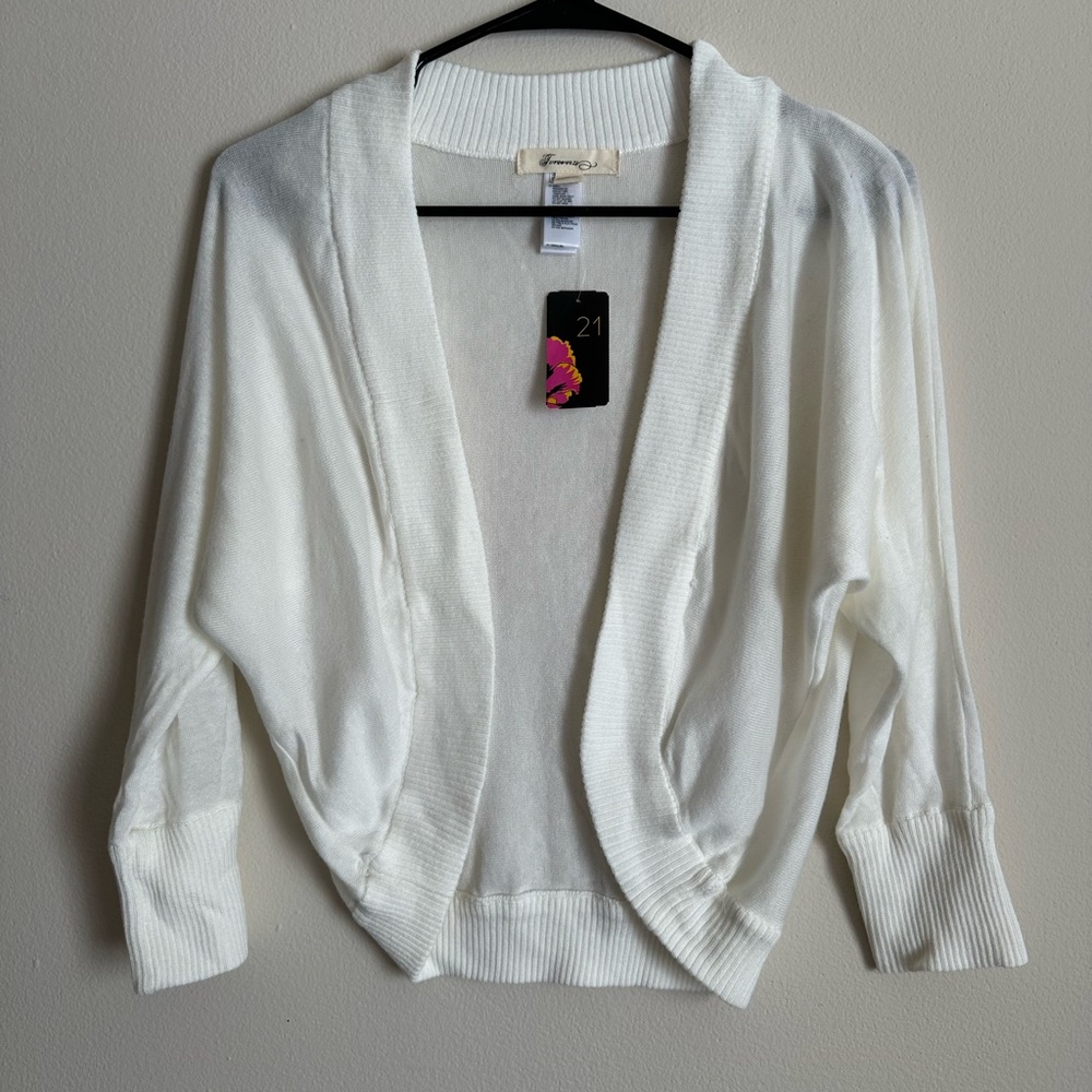 White Cardigan